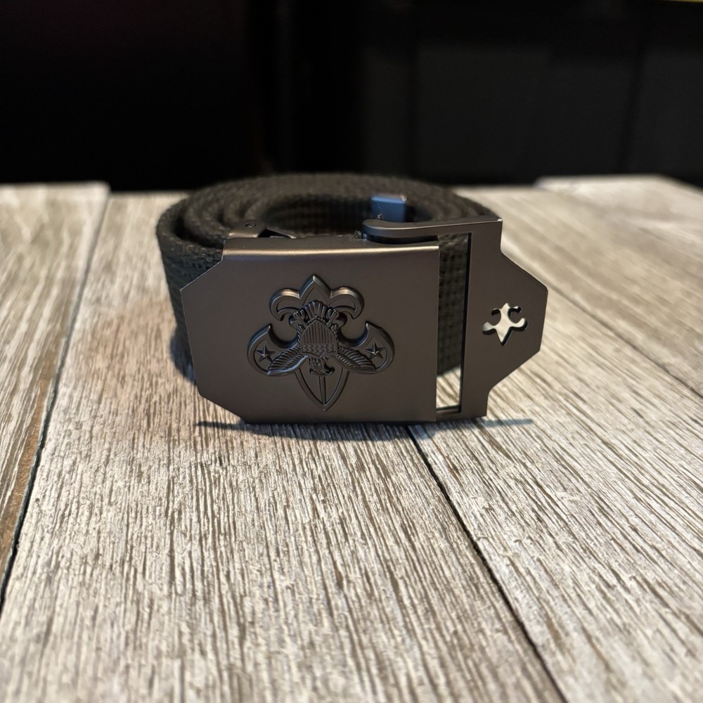 Boy Scouts of America BSA Web Belt And Buckle 42" Med/Large‎